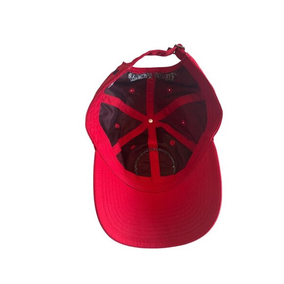 Gateway Arch St. Louis Red Cap Adjustable Strap Cotton Blend Embroidered Design - Picture 4 of 5